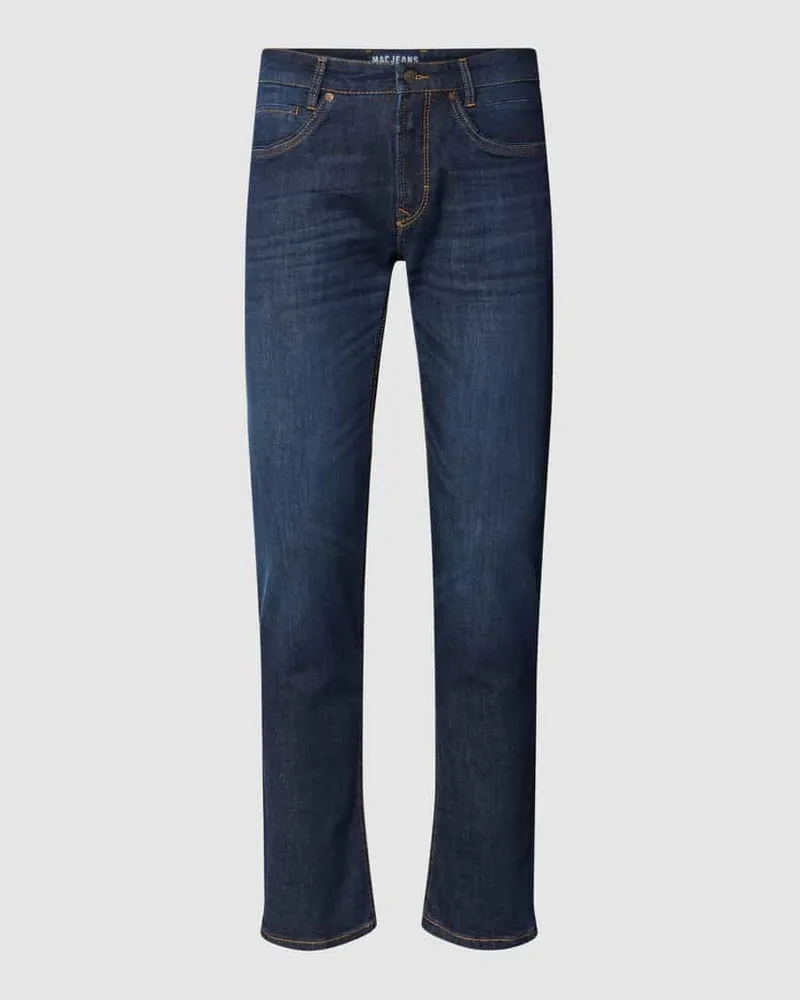 MAC Jeans Jeans im 5-Pocket-Design Modell 'ARNE PIPE Dunkelblau