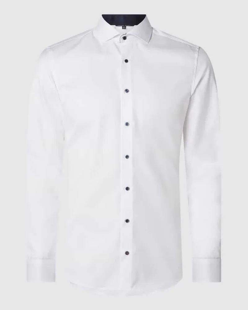 Eterna Slim Fit Businesshemd aus Twill 