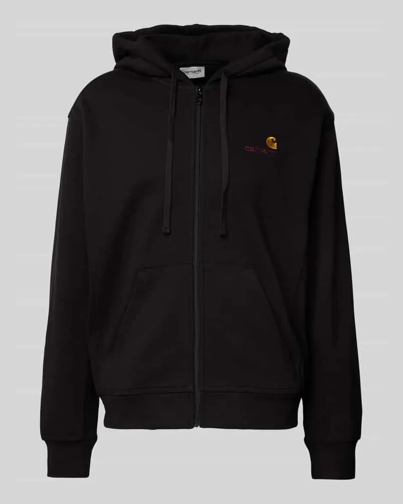 Carhartt WIP Sweatjacke mit Logo-Stitching 