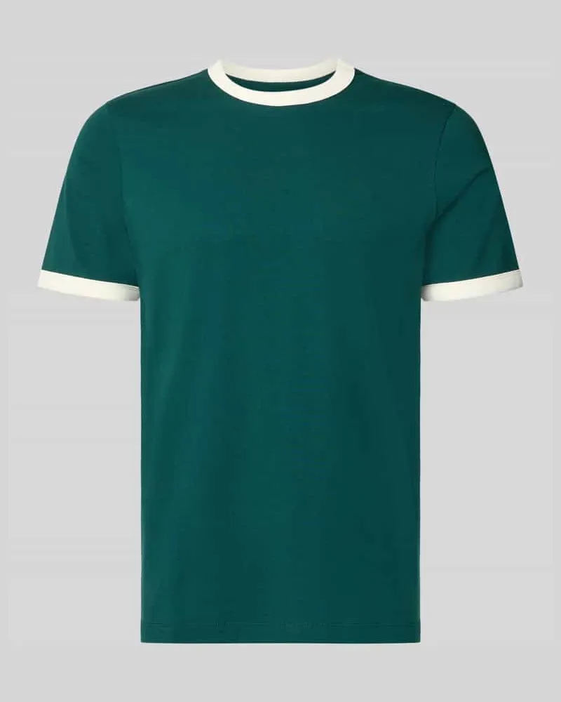 McNeal Regular Fit T-Shirt aus reiner Baumwolle Neon
