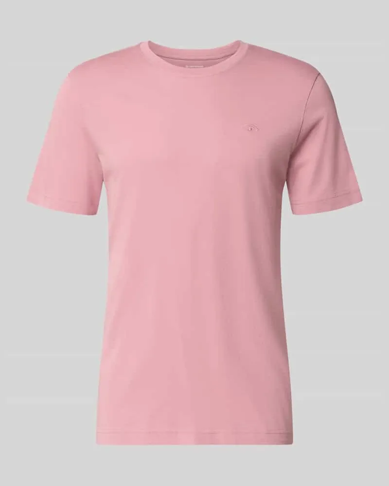 Tom Tailor Regular Fit T-Shirt aus reiner Baumwolle Rosa