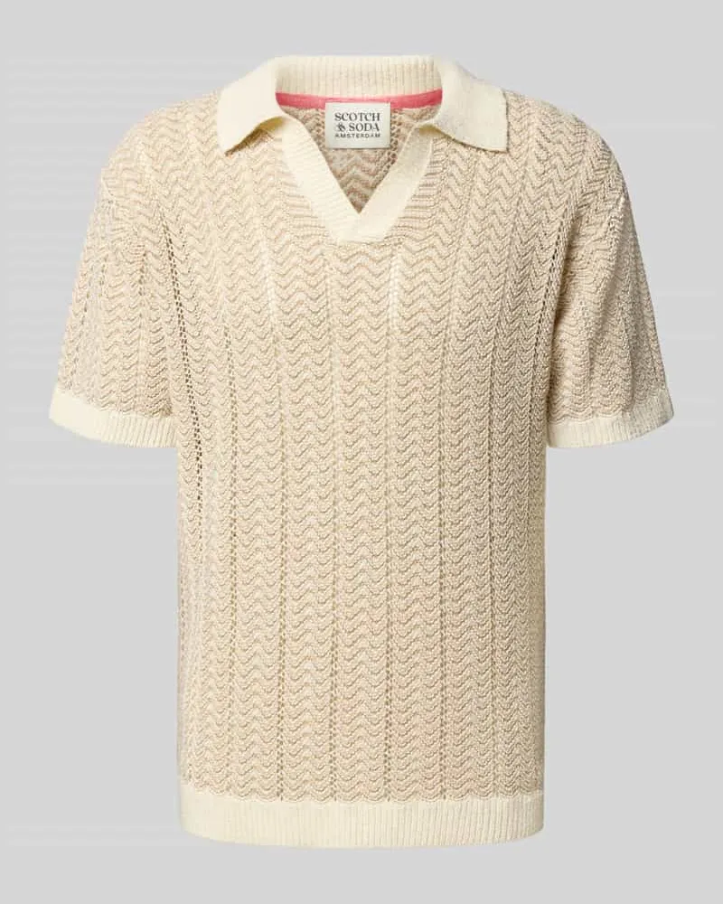 Scotch&Soda Poloshirt mit V-Ausschnitt 