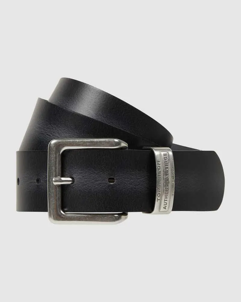 Tom Tailor Ledergürtel im Vintage-Look Modell 'Harry Marine