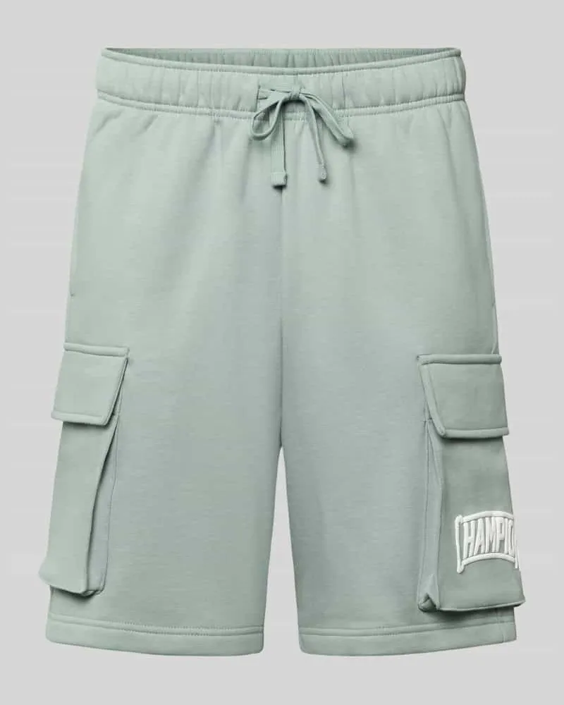 Champion Sweatshorts mit Cargotaschen und Logo Gruen