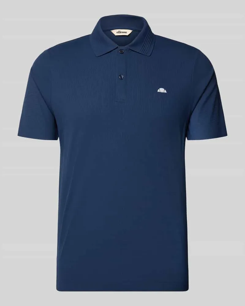 Ellesse Slim Fit Poloshirt mit Logo Modell 'EDMOND Marine