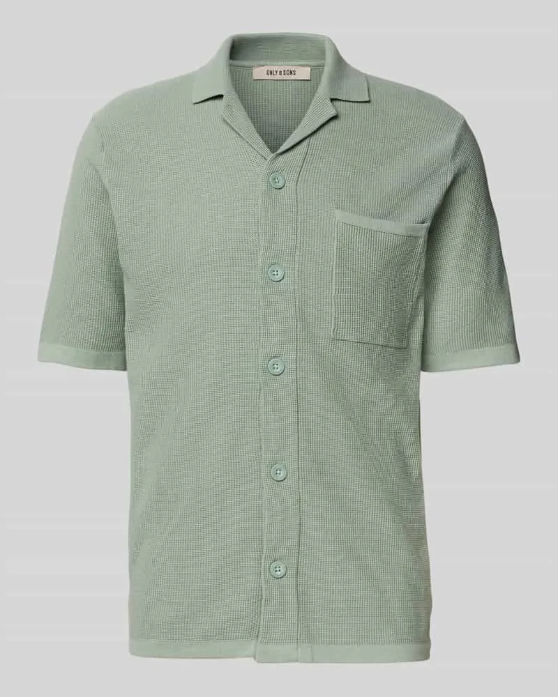 Only & Sons Regular Fit Freizeithemd mit Reverskragen Modell 'TONY 