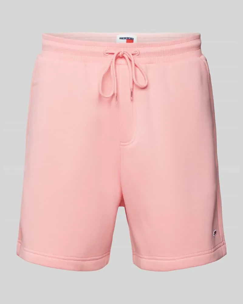 Tommy Hilfiger Regular Fit Sweatshorts mit Logo-Patch Modell 'BEACH 