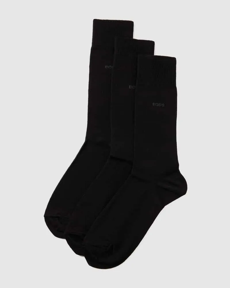 HUGO BOSS Socken mit Label-Detail im 3er-Pack 
