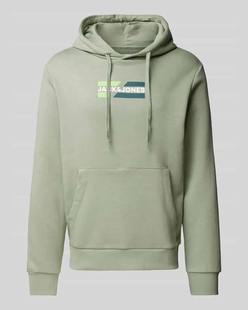 Jack & Jones Hoodie mit Label-Print Modell 'ECORP 