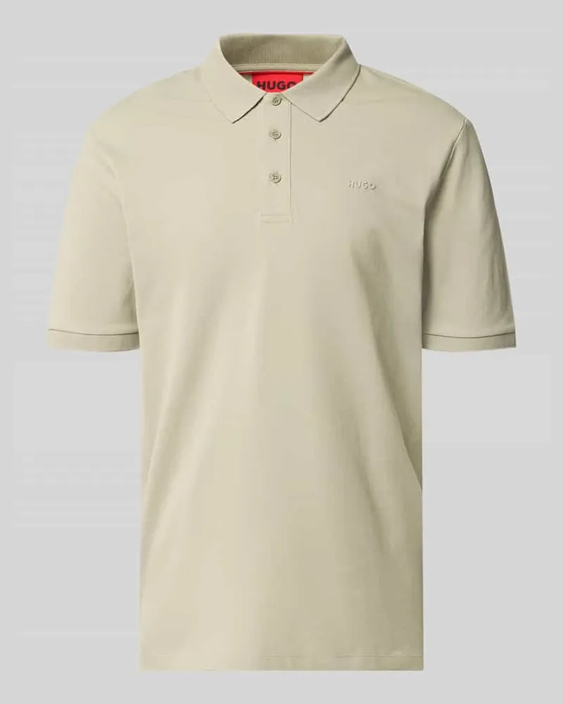 HUGO BOSS Regular Fit Poloshirt aus reiner Baumwolle Modell 'DONOS222 Grass