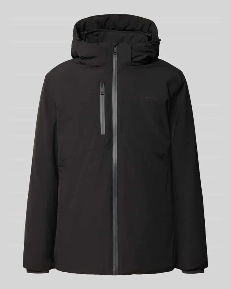 Lindbergh Regular Fit Jacke mit Logo-Print Black