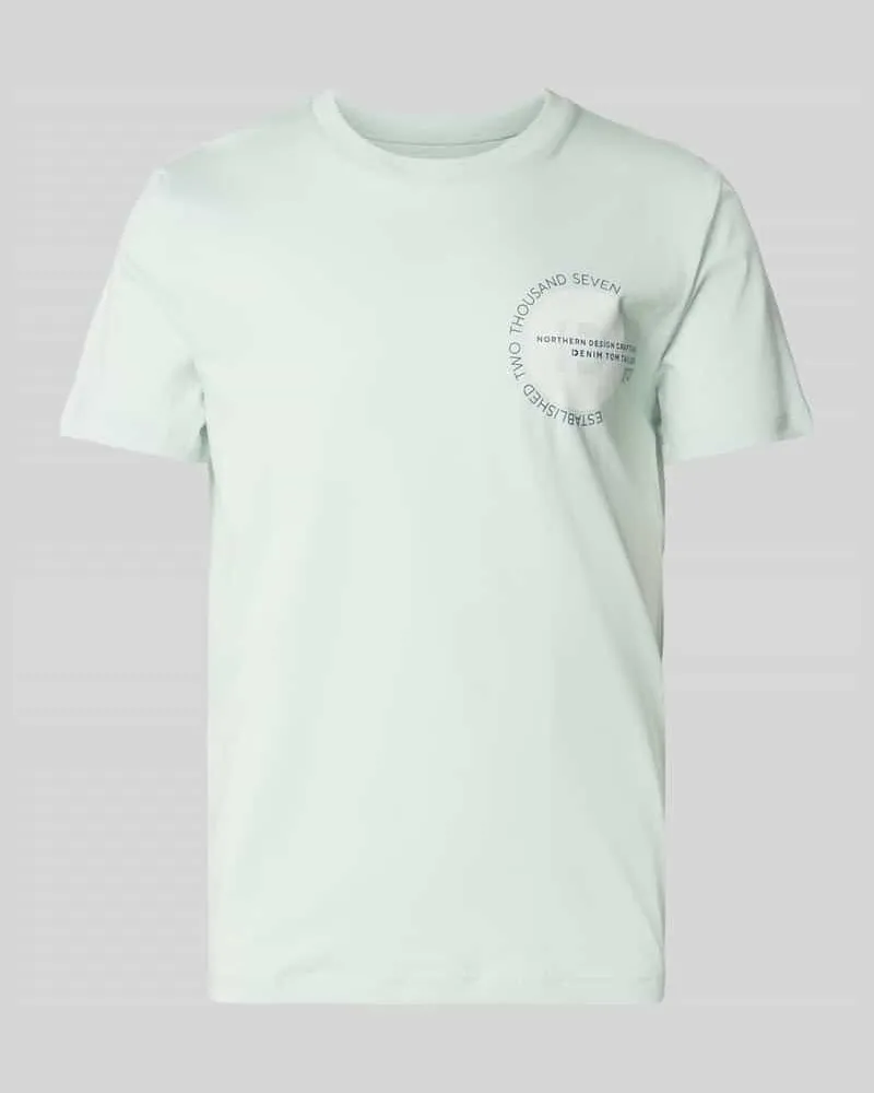 Tom Tailor Regular Fit T-Shirt mit großem Label-Schriftzug 
