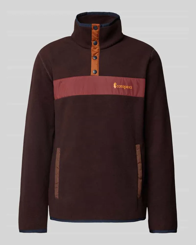 Cotopaxi Regular Fit Troyer mit kurzem Druckknopfverschluss Modell 'TECA Mittelbraun