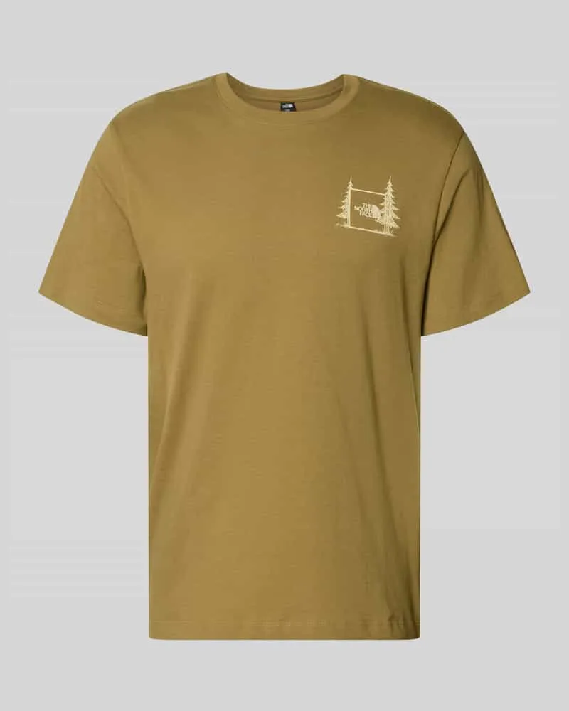 The North Face Relaxed Fit T-Shirt mit Logo-Print Camel