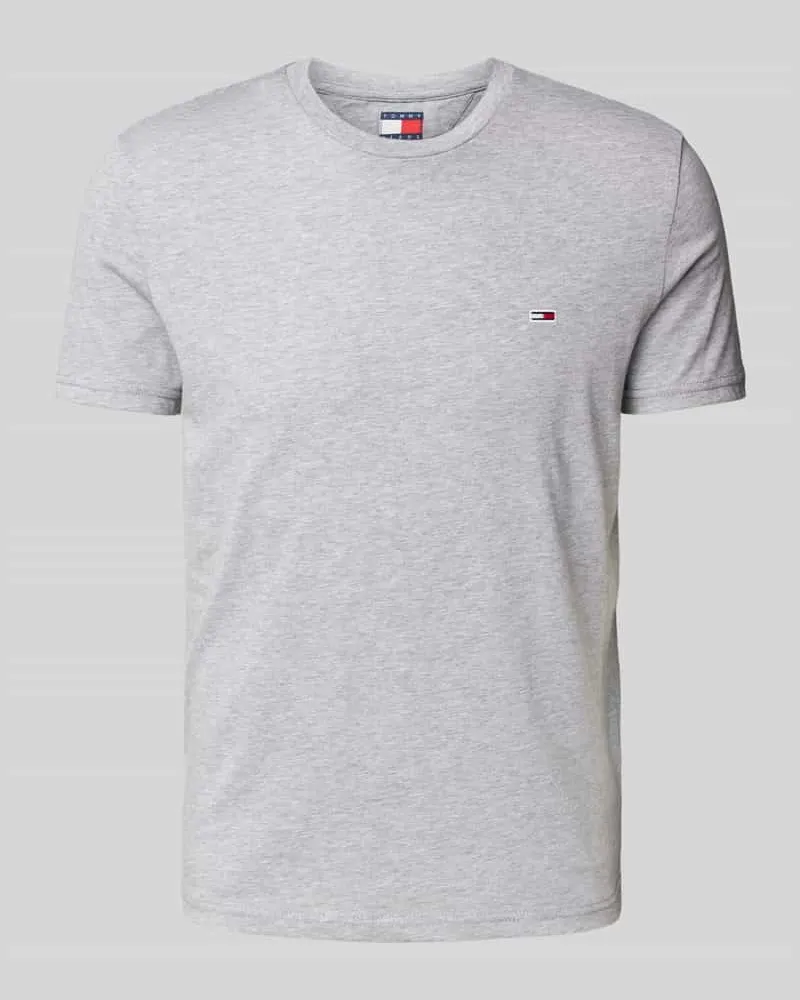 Tommy Hilfiger Slim Fit T-Shirt mit Logo-Stitching 