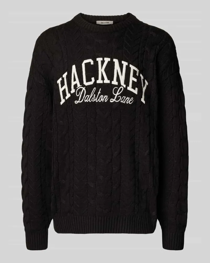 Only & Sons Regular Fit Strickpullover aus Baumwoll-Mix Modell 'MACK 