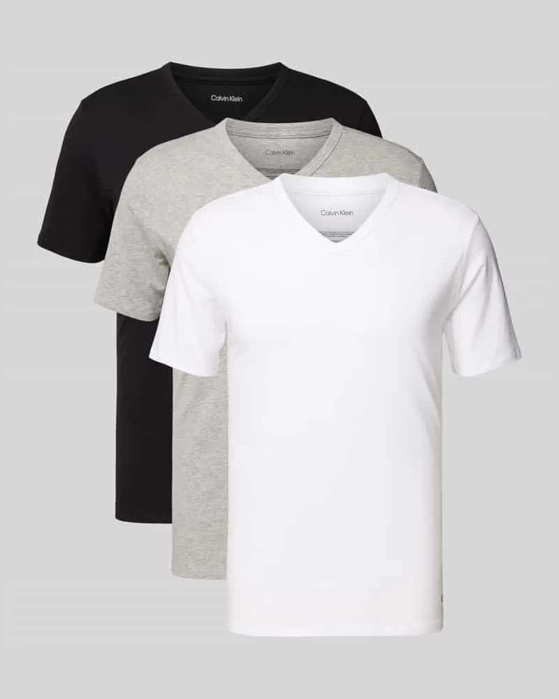 Calvin Klein T-Shirt mit elastischem Logo-Bund im 3er-Pack 