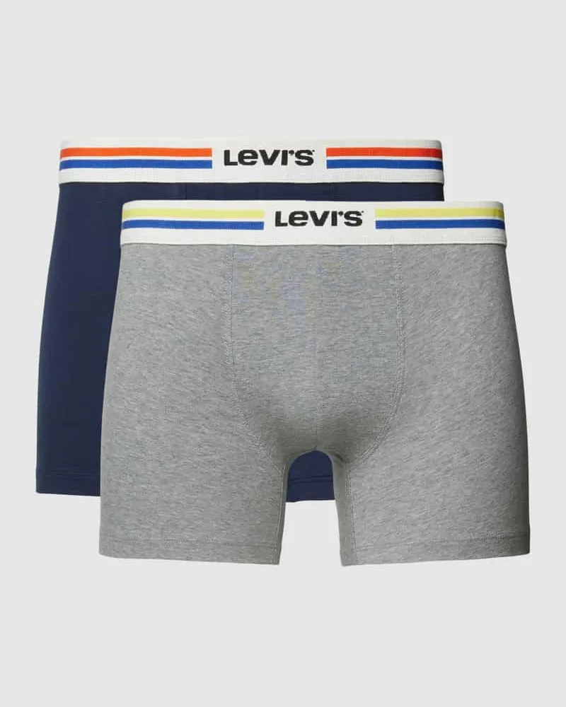Levi's Boxershorts mit Label-Bund im 2er-Pack 