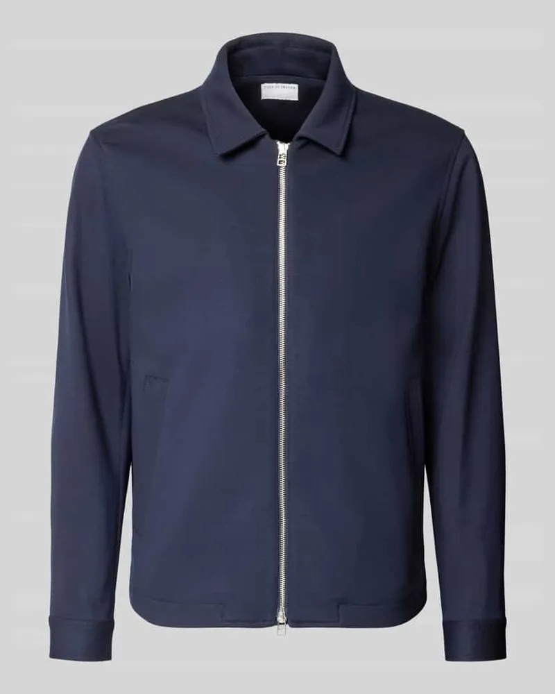 Tiger of Sweden Blouson mit Zweiwege-Reißverschluss Modell 'BARNABY Marine