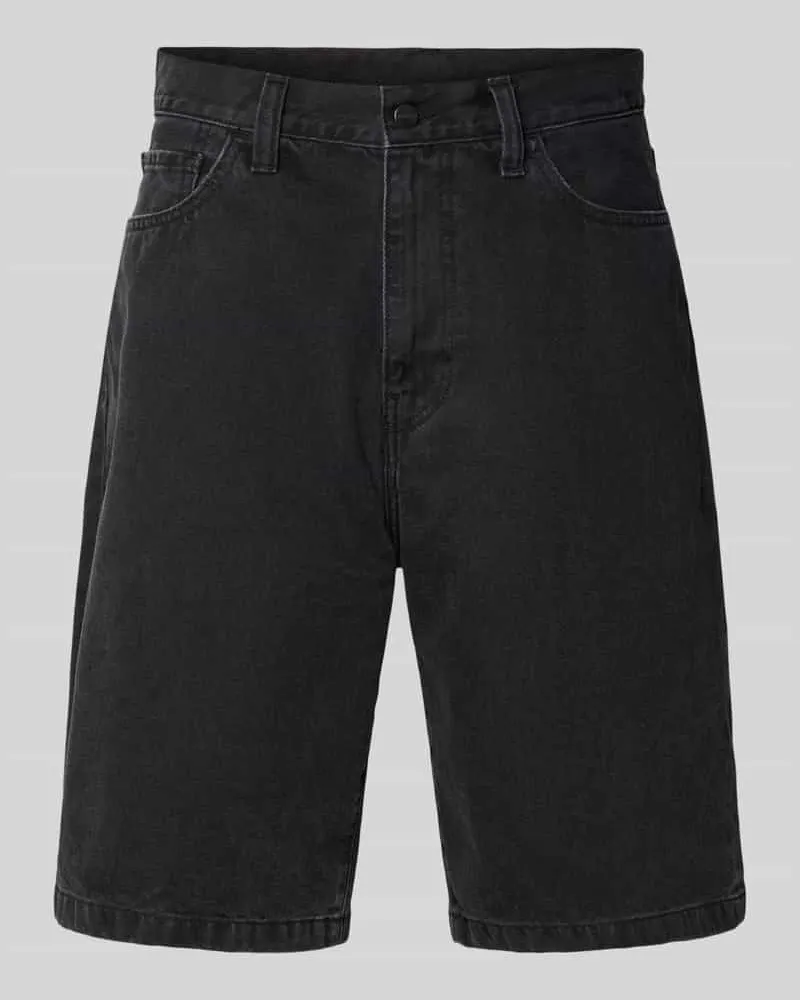 Carhartt WIP Jeansshorts mit Eingrifftaschen Modell 'Robertson Black