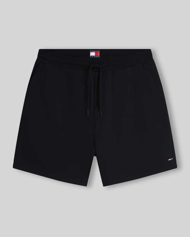 Tommy Hilfiger Relaxed Fit Bermuda aus Baumwoll-Mix mit Tunnelzug Black