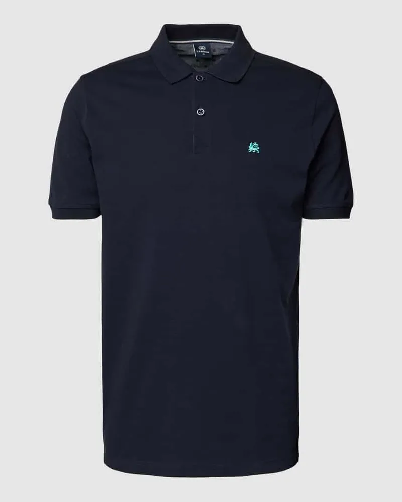 Lerros Poloshirt mit Label-Stitching 