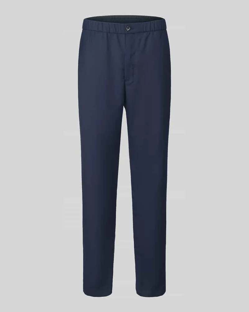 Tommy Hilfiger Regular Fit Hose mit Logo-Detail Marine