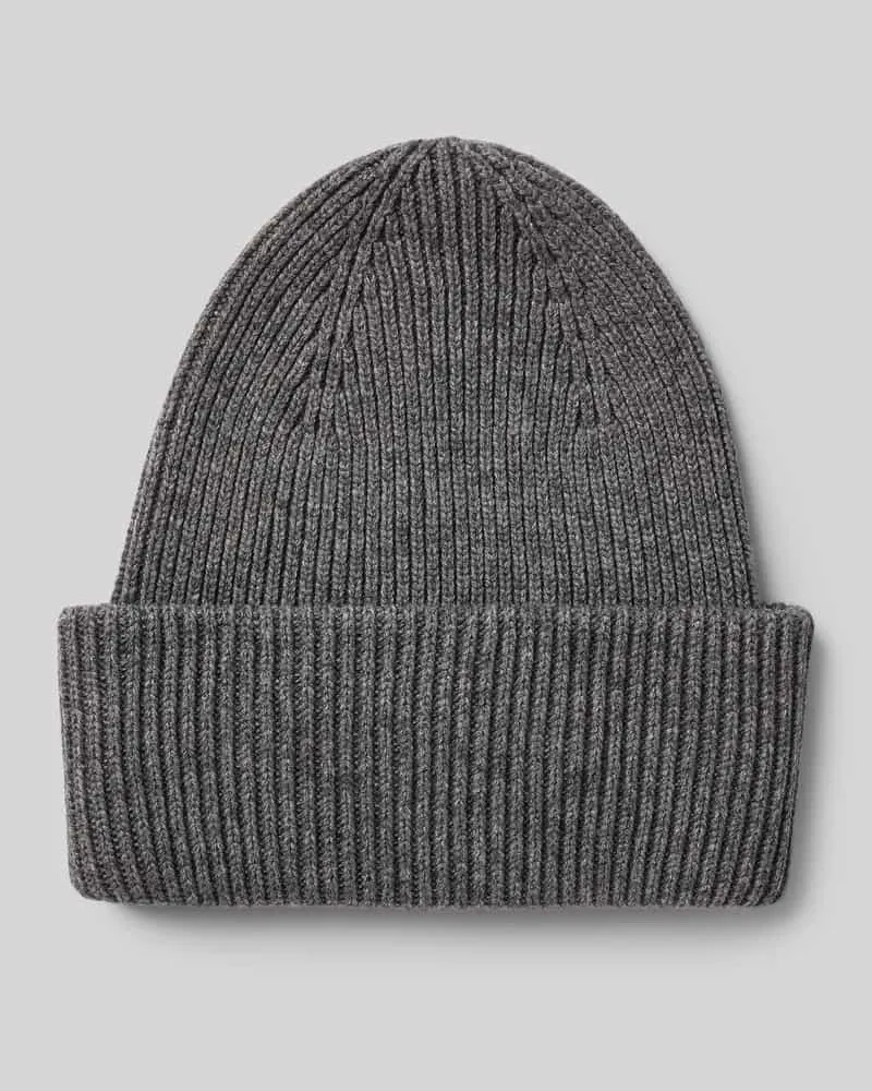 Profuomo Beanie mit breiter Krempe Anthrazit
