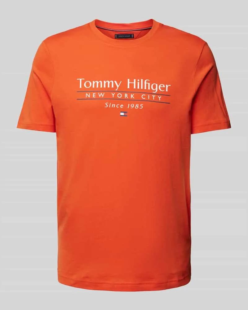 Tommy Hilfiger T-Shirt mit Label-Print 