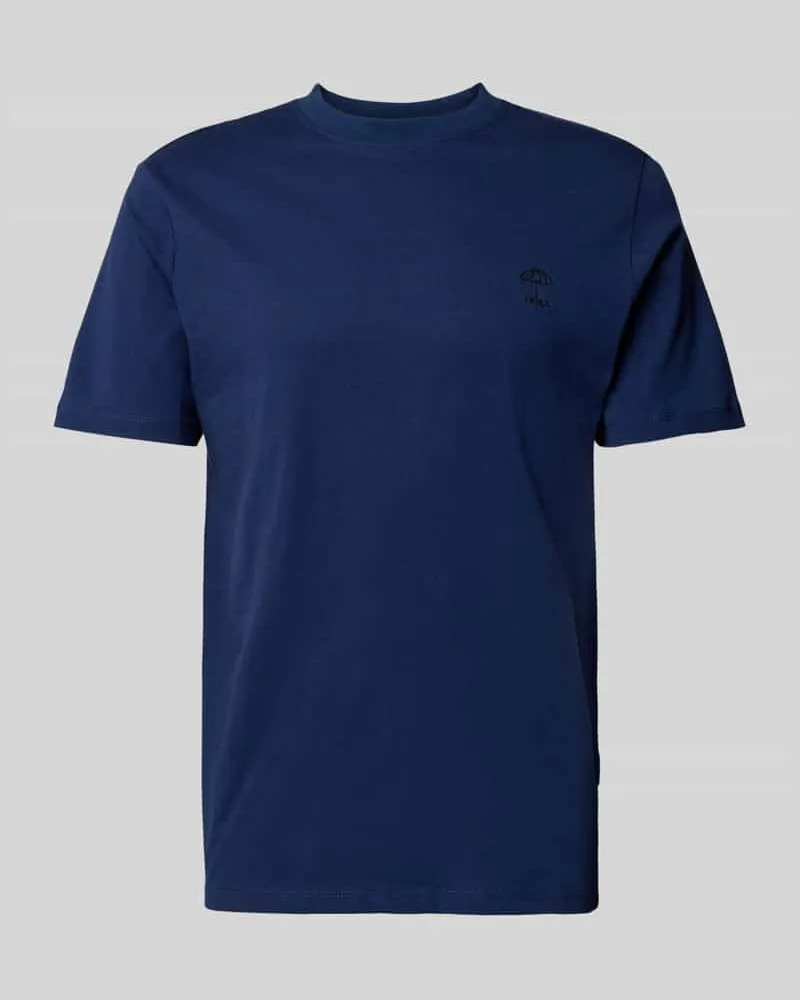 Blend T-Shirt mit geripptem Rundhalsausschnitt Modell 'JENS 
