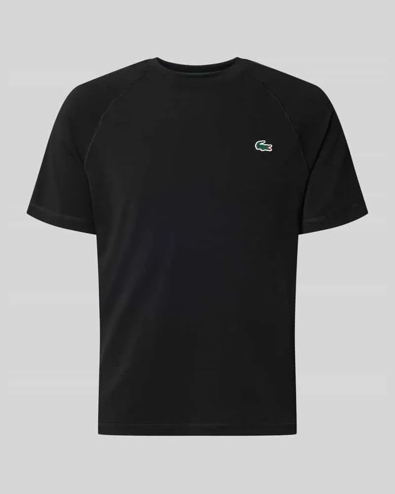 Lacoste Regular Fit Sport-T-Shirt mit Logo-Detail Black