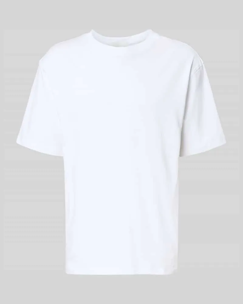 Armedangels Relaxed Fit T-Shirt aus Bio-Baumwoll-Mix Modell 'MAARKOS Weiss