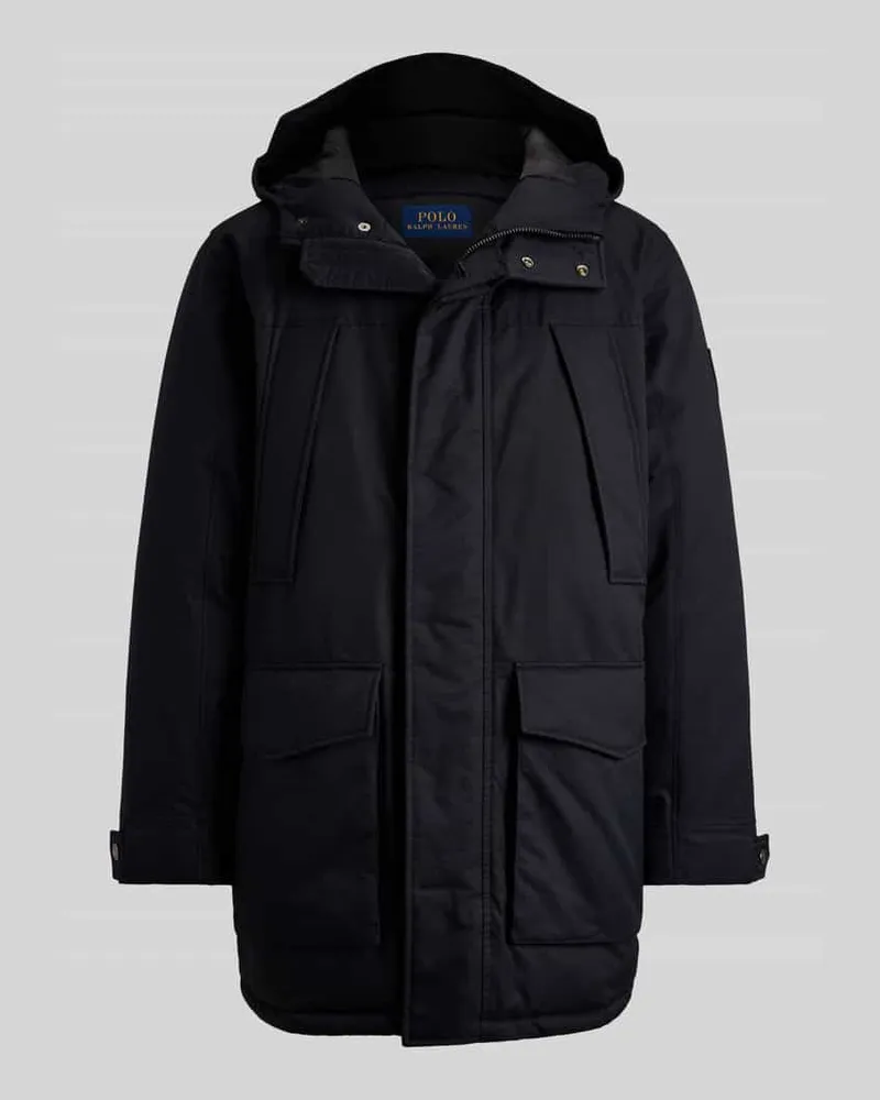 Ralph Lauren Regular Fit Parka aus Baumwollmix Black