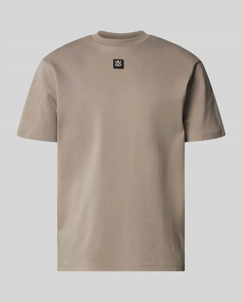 HUGO BOSS Regular Fit T-Shirt aus reiner Baumwolle Modell 'DALILE Mittelbraun