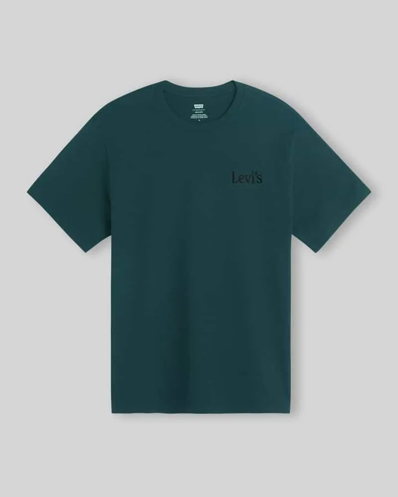 Levi's Relaxed Fit T-Shirt aus reiner Baumwolle Dunkelgruen