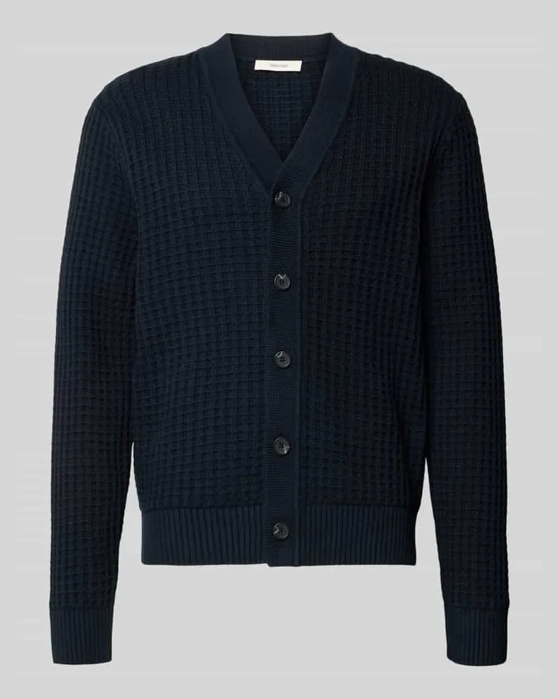 Selected Homme Herren Strickjacke aus reiner Baumwolle Modell 'TOM Marine