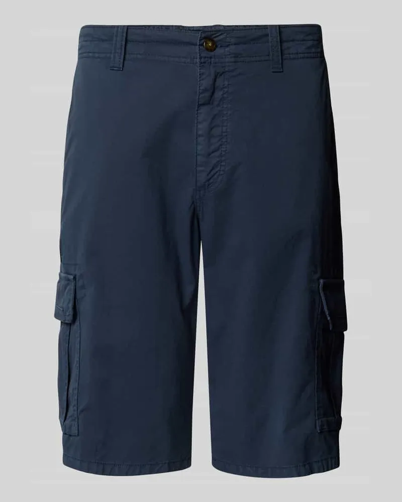 Bugatti Regular Fit Cargobermudas mit Eingrifftaschen 