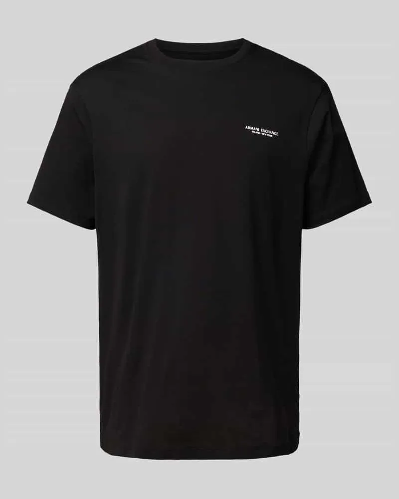 Armani Exchange T-Shirt mit Rundhalsausschnitt 