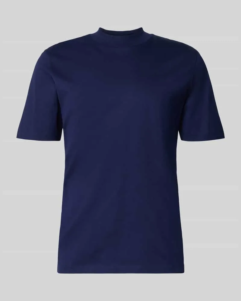 HUGO BOSS Slim Fit T-Shirt aus reiner Baumwolle Modell 'DIMERSOM Marine