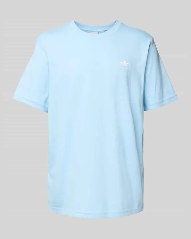 adidas T-Shirt mit Label-Stitching und Rundhalsausschnitt 