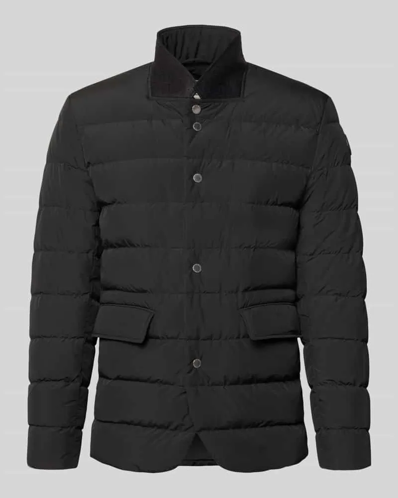 Tiger of Sweden Regular Fit Jacke in Stepp-Optik Modell 'Joen Black