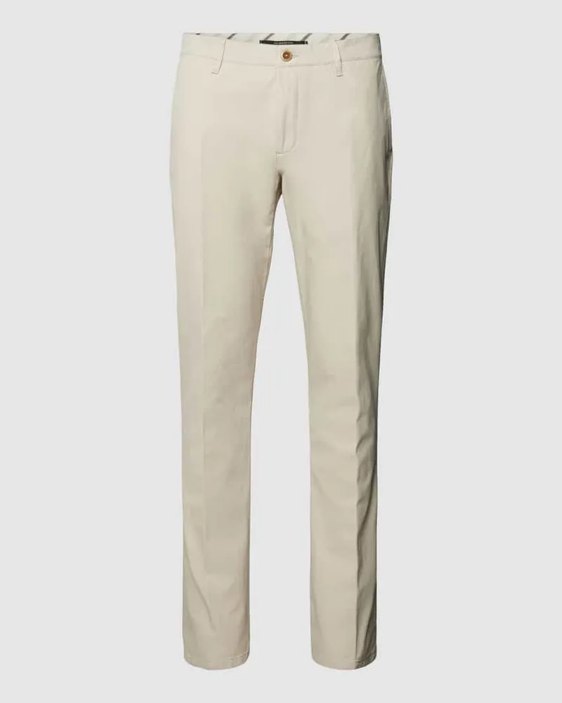 Alberto Slim Fit Chino mit seitlichen Eingrifftaschen Modell 'ROB 