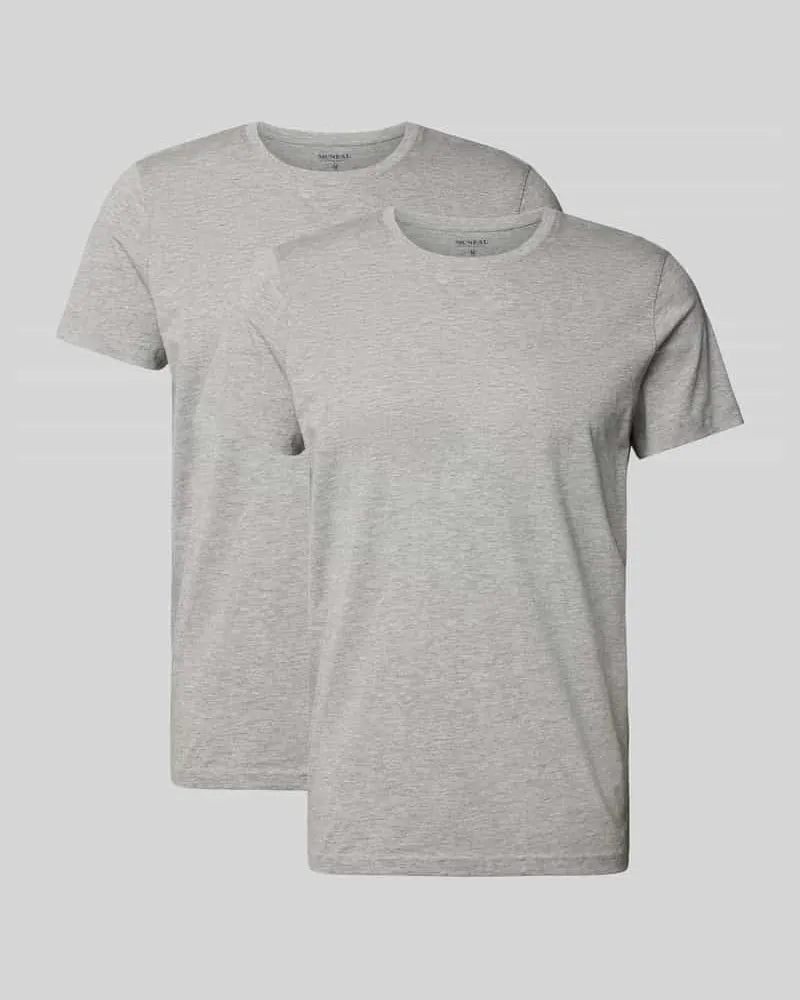 McNeal T-Shirt mit Rundhalsausschnitt im 2er-Pack Hellgrau