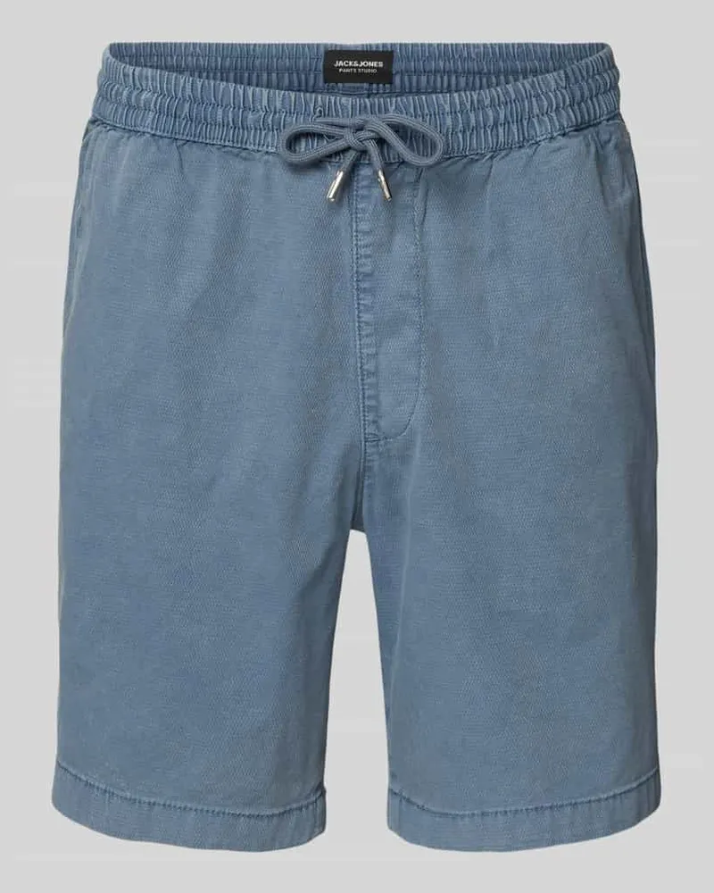 Jack & Jones Shorts mit elastischem Bund Modell 'JAIDEN CARTER Blau