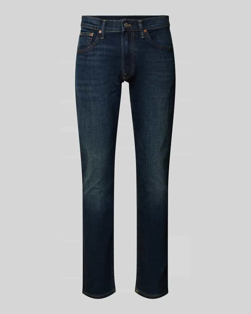 Ralph Lauren Slim Fit Jeans mit 5-Pocket-Design Dunkelblau