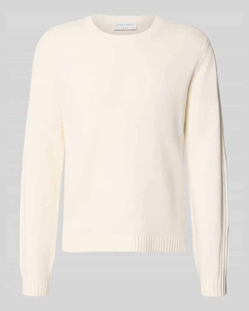 Tiger of Sweden Wollpullover mit Kaschmir-Anteil Model 'FRED Offwhite