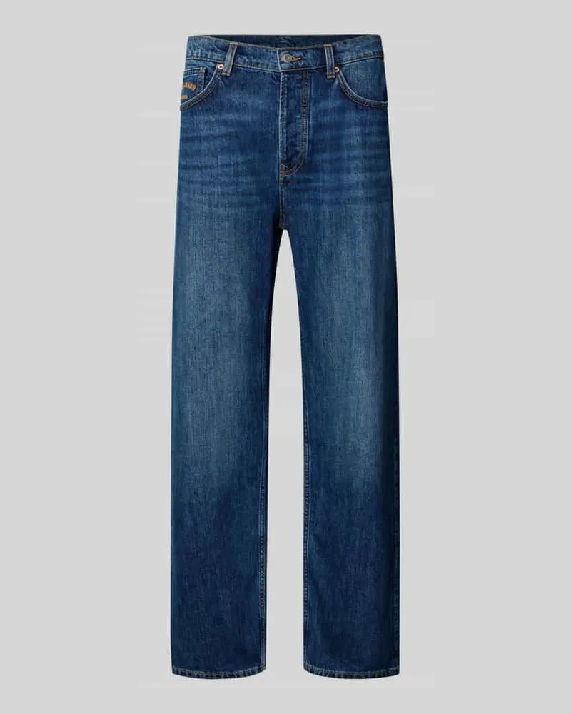 Pepe Jeans Loose Fit Jeans aus reiner Baumwolle Modell 'BEXLEY Jeansblau