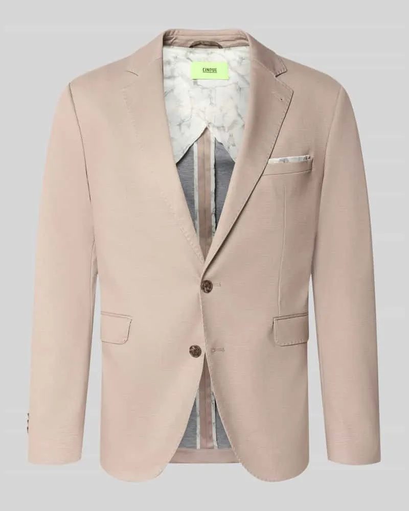 cinque Regular Fit Sakko mit Viskose-Anteil Modell 'Data Beige