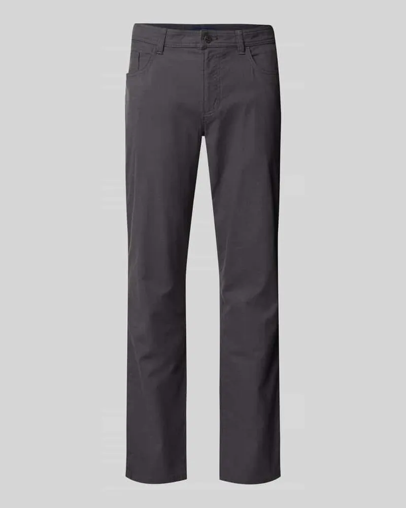 Christian Berg Tapered Fit Chino mit Strukturmuster 