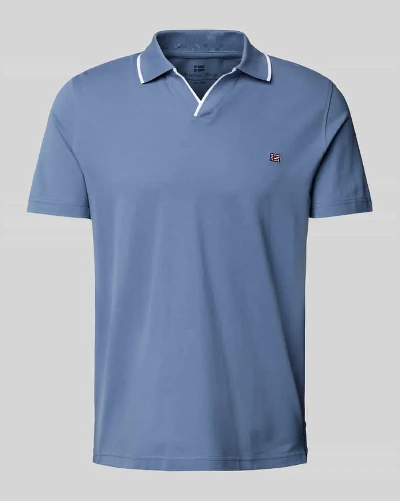 Christian Berg Regular Fit Poloshirt mit Logo-Stitching und Polokragen 